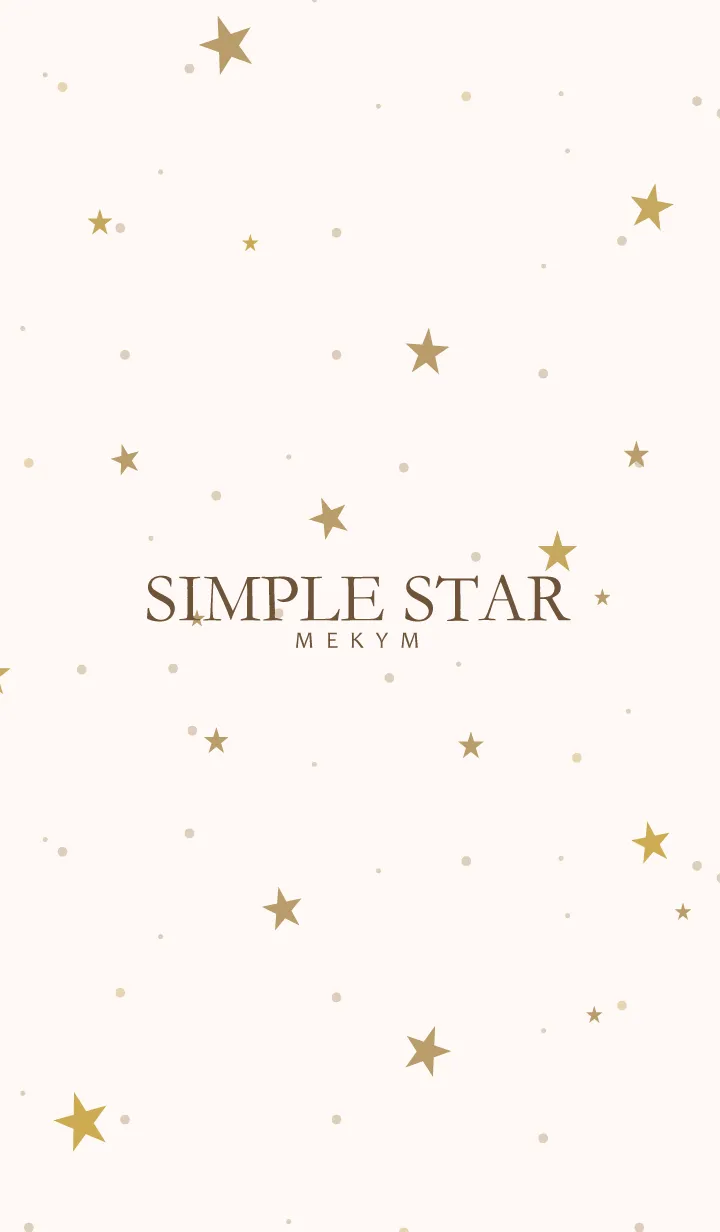 [LINE着せ替え] SIMPLE STAR-NATURAL YELLOW 10の画像1