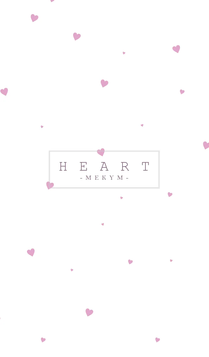 [LINE着せ替え] HEART-Pink.MEKYM 11の画像1