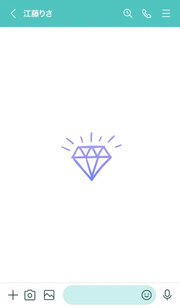 [LINE着せ替え] ダイヤ グラデーション 33の画像3