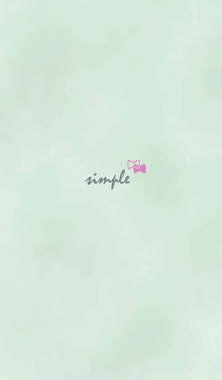 [LINE着せ替え] お星さまリボン'くすみグリーン'の画像1