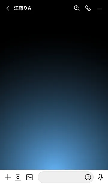 [LINE着せ替え] MAYA BLUE STARLIGHTの画像3