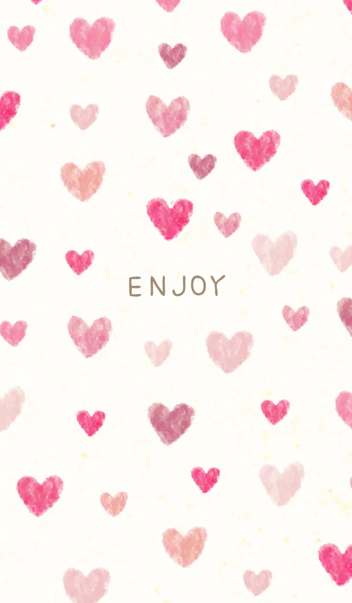 [LINE着せ替え] かわいい ハート 水彩23の画像1