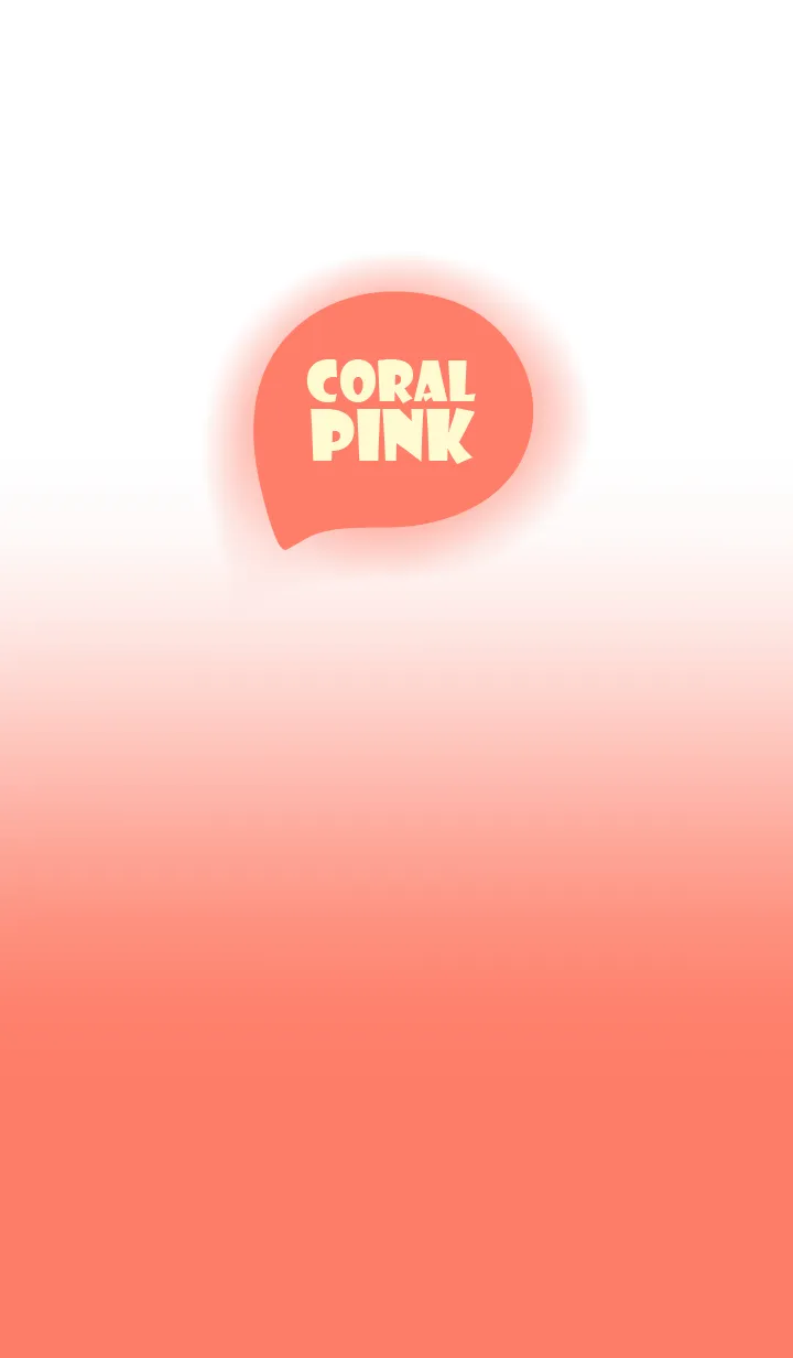 [LINE着せ替え] White & Coral Pink Theme (JP)の画像1
