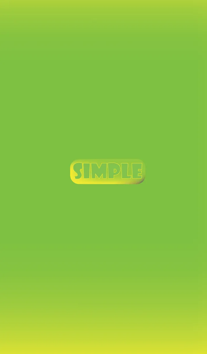 [LINE着せ替え] Simple green theme v.6 JPの画像1