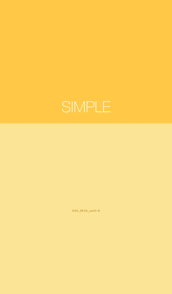 [LINE着せ替え] O64_24_イエロー3-6の画像1