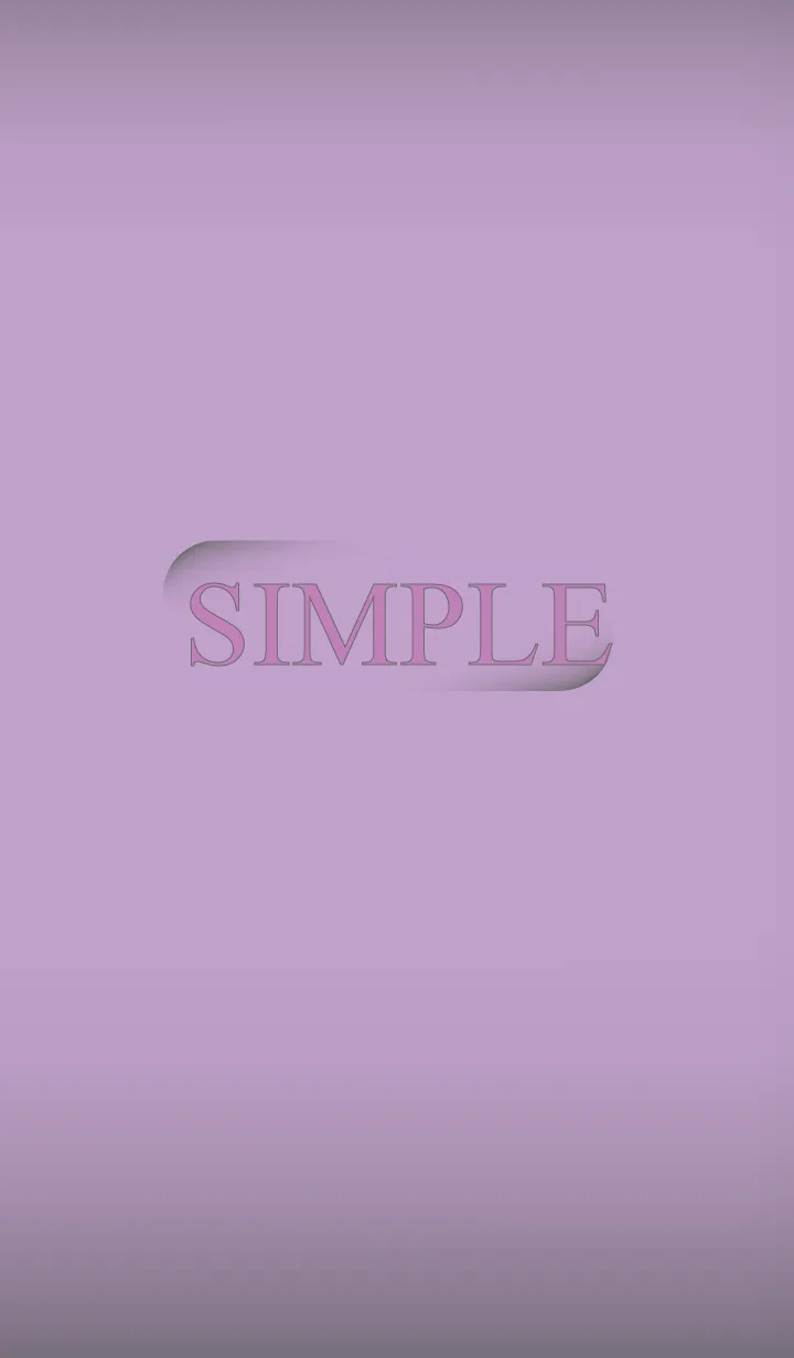 [LINE着せ替え] Simple purple gray theme JPの画像1