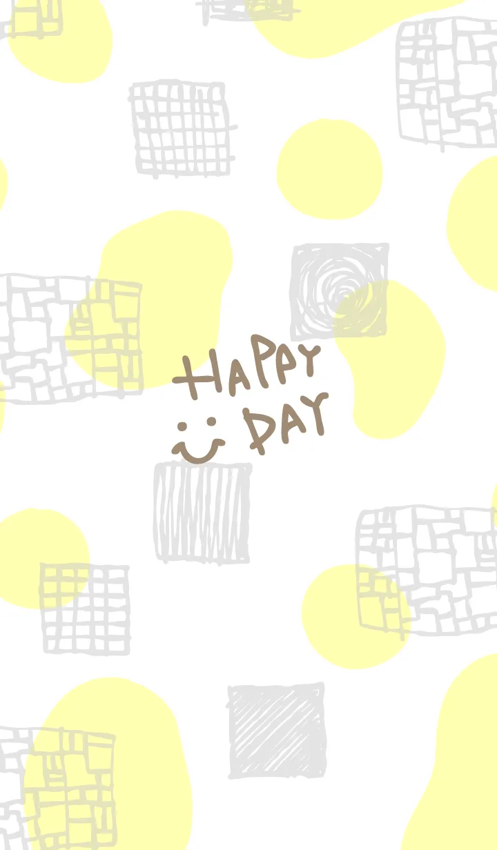 [LINE着せ替え] おしゃれ グレー四角2の画像1