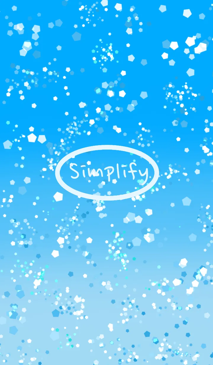 [LINE着せ替え] Simplify キラキラ水色ラメ.jpの画像1