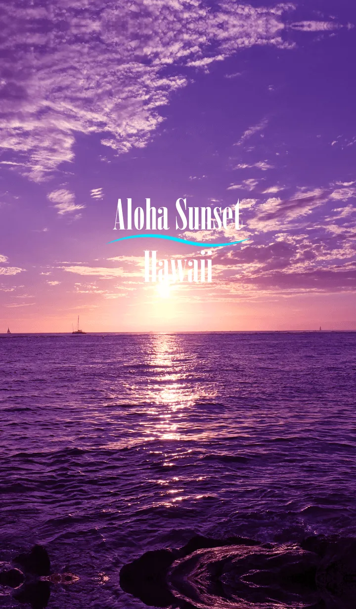 [LINE着せ替え] ALOHA Sunset Hawaii 44の画像1