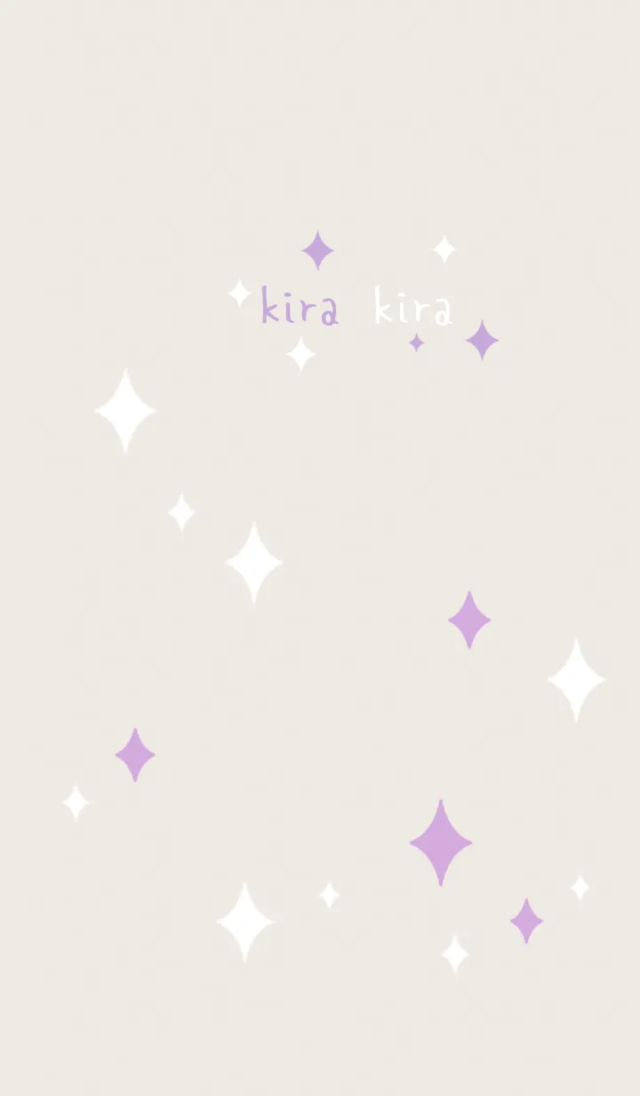 [LINE着せ替え] kira kira*purple and beigeの画像1