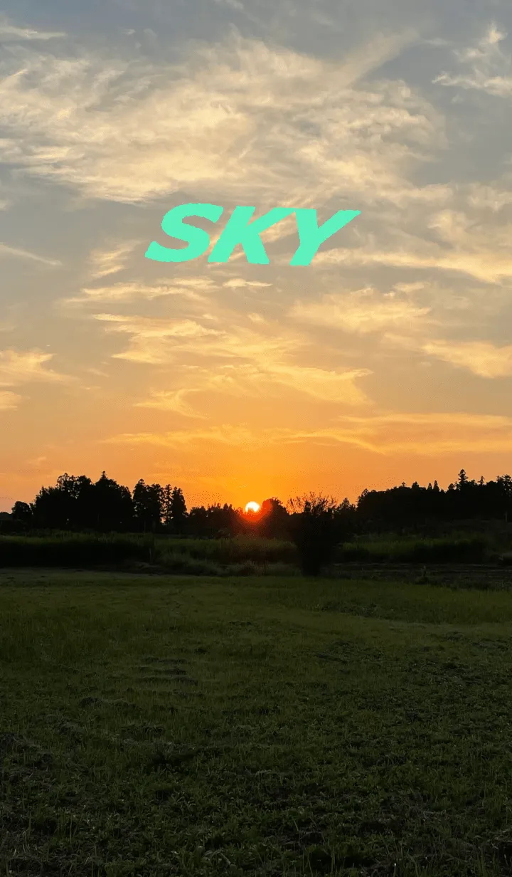 [LINE着せ替え] Sky16 落陽の画像1