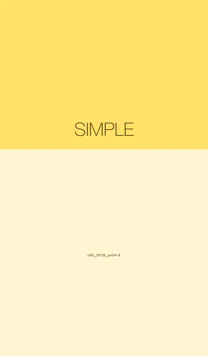 [LINE着せ替え] o65_26_イエロー4-6の画像1