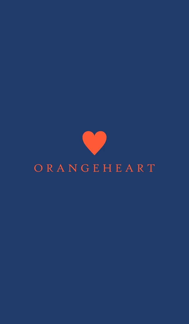 [LINE着せ替え] ORANGE HEART - 1 -の画像1