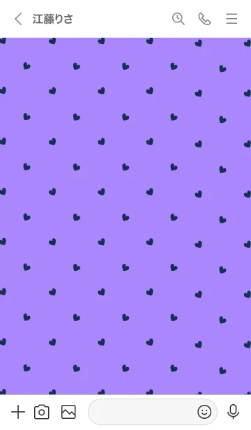 [LINE着せ替え] ミニハート 28の画像3