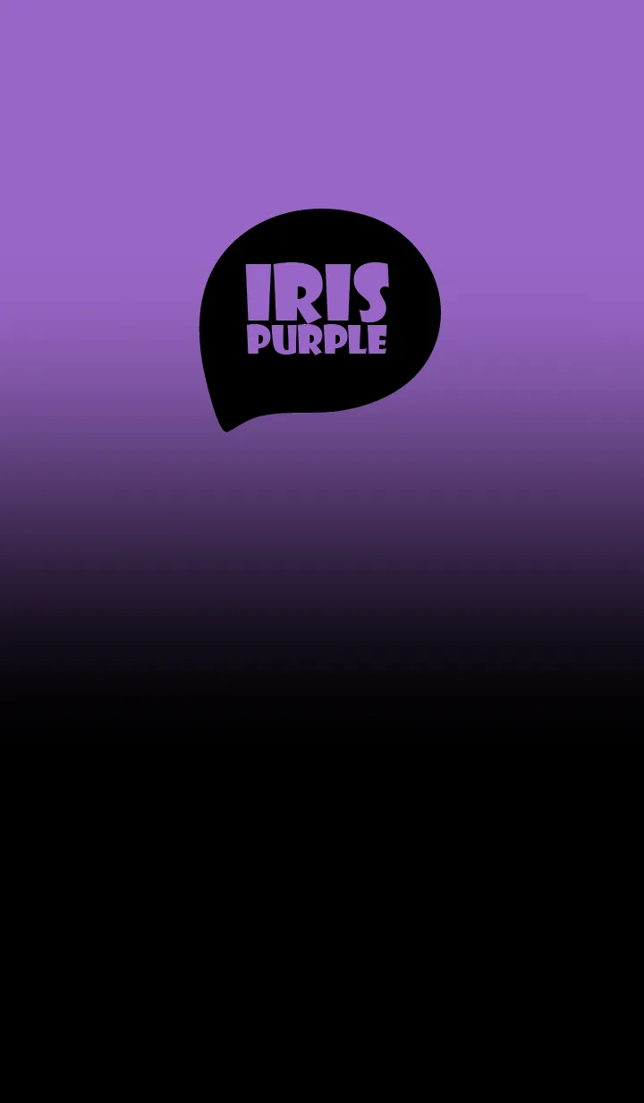 [LINE着せ替え] Black & Iris Purple Theme (JP)の画像1