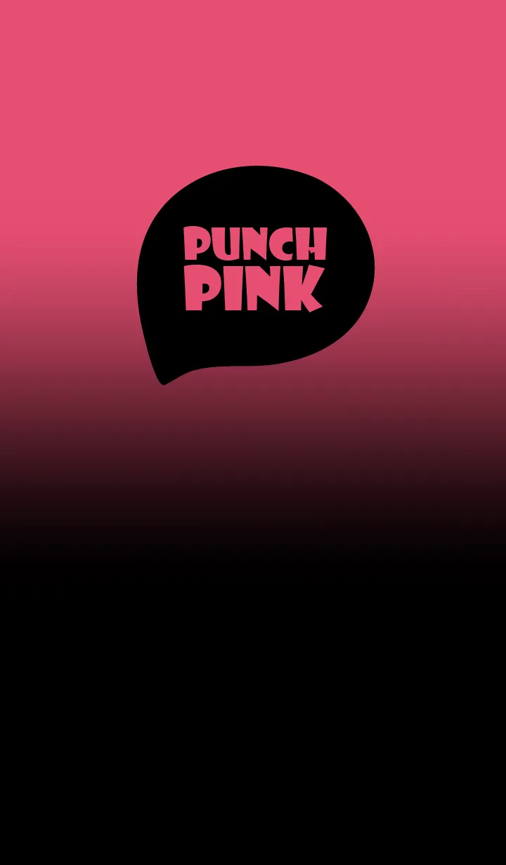 [LINE着せ替え] Black & Punch Pink Theme Vr1 (JP)の画像1