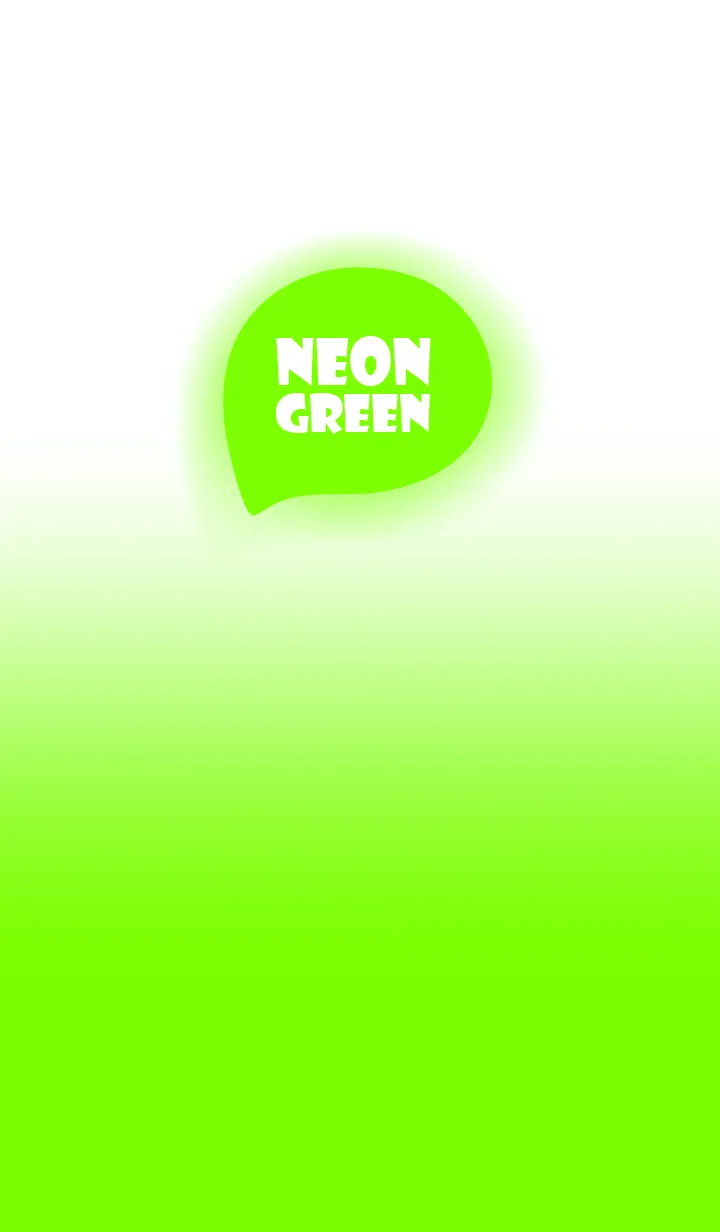 [LINE着せ替え] Neon Green & White Theme (JP)の画像1