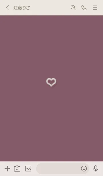 [LINE着せ替え] ～ファーのハート2♥ピンクグレー08_1～の画像3