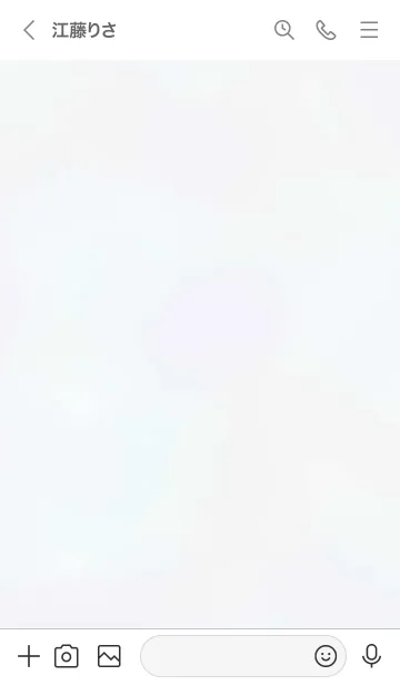 [LINE着せ替え] チューリップお花'ホワイト'の画像3