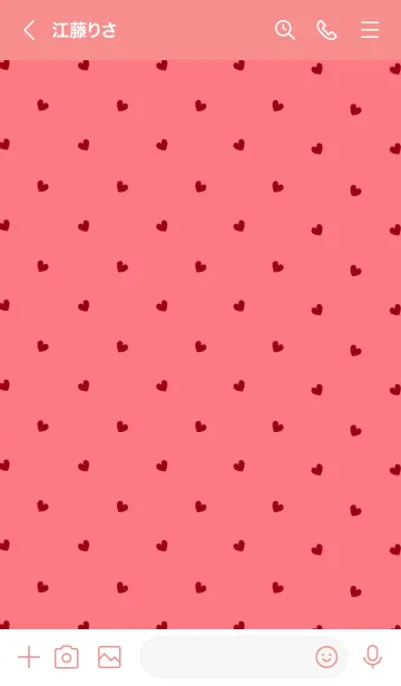 [LINE着せ替え] ミニハート 30の画像3