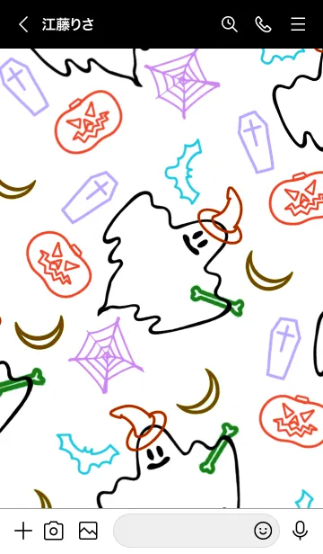 [LINE着せ替え] ネオンカラー ハロウィン 23の画像3