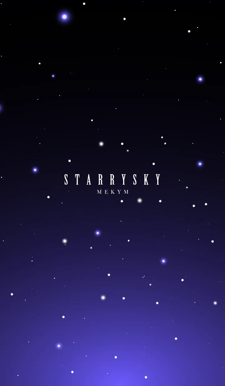 [LINE着せ替え] STARRY SKY-STAR 14の画像1
