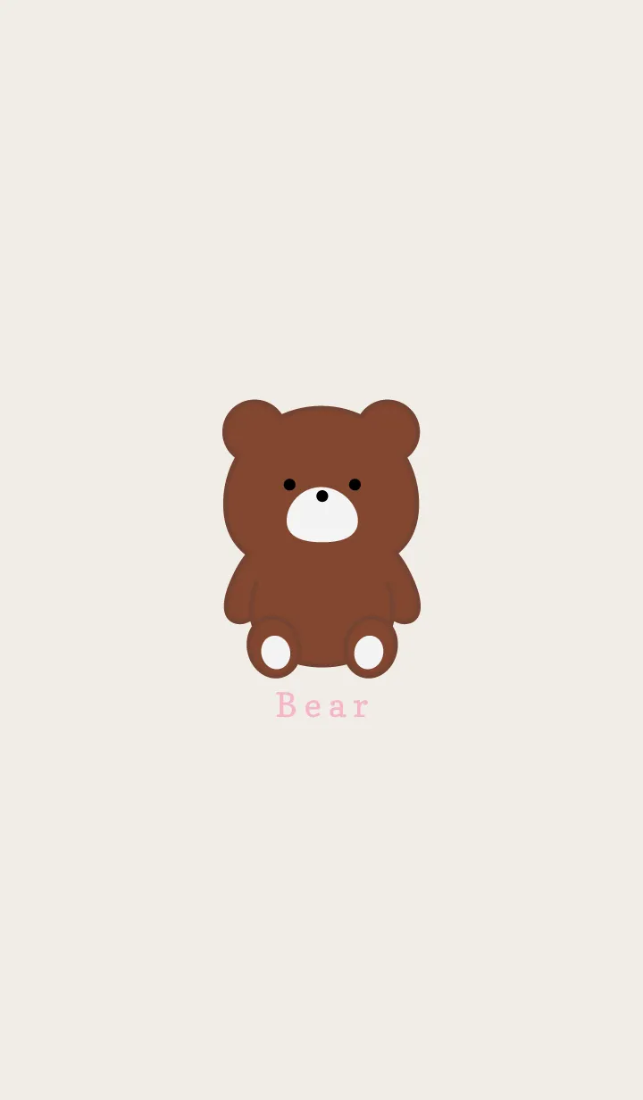 [LINE着せ替え] Simple Bear..11の画像1