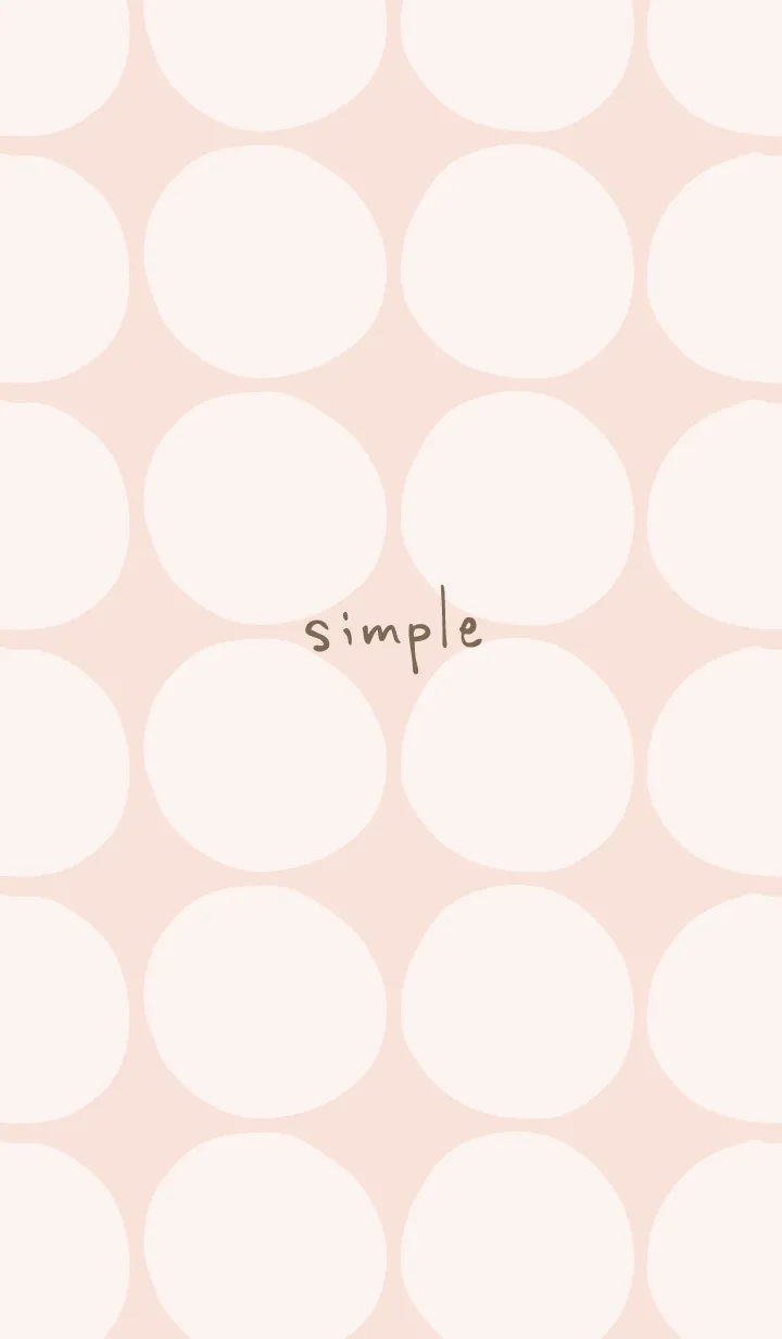 [LINE着せ替え] シンプル 円 ピンク4の画像1