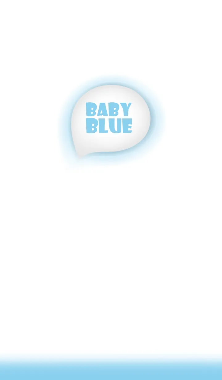 [LINE着せ替え] Baby Blue & White Theme Ver.2 (JP)の画像1