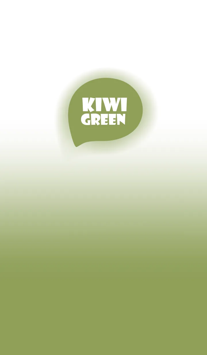 [LINE着せ替え] Kiwi  Green & White Theme (JP)の画像1