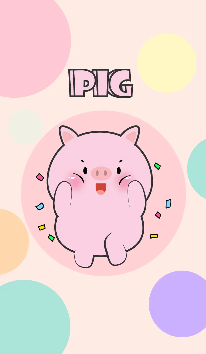 [LINE着せ替え] Little Prety Pig Pig Theme (JP)の画像1