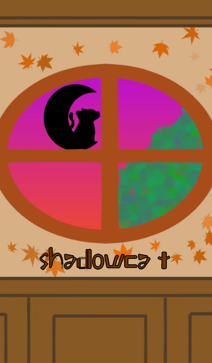 [LINE着せ替え] 月影猫の画像1