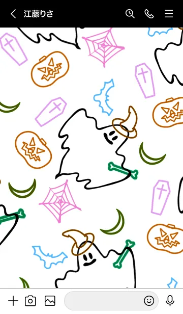 [LINE着せ替え] ネオンカラー ハロウィン 24の画像3