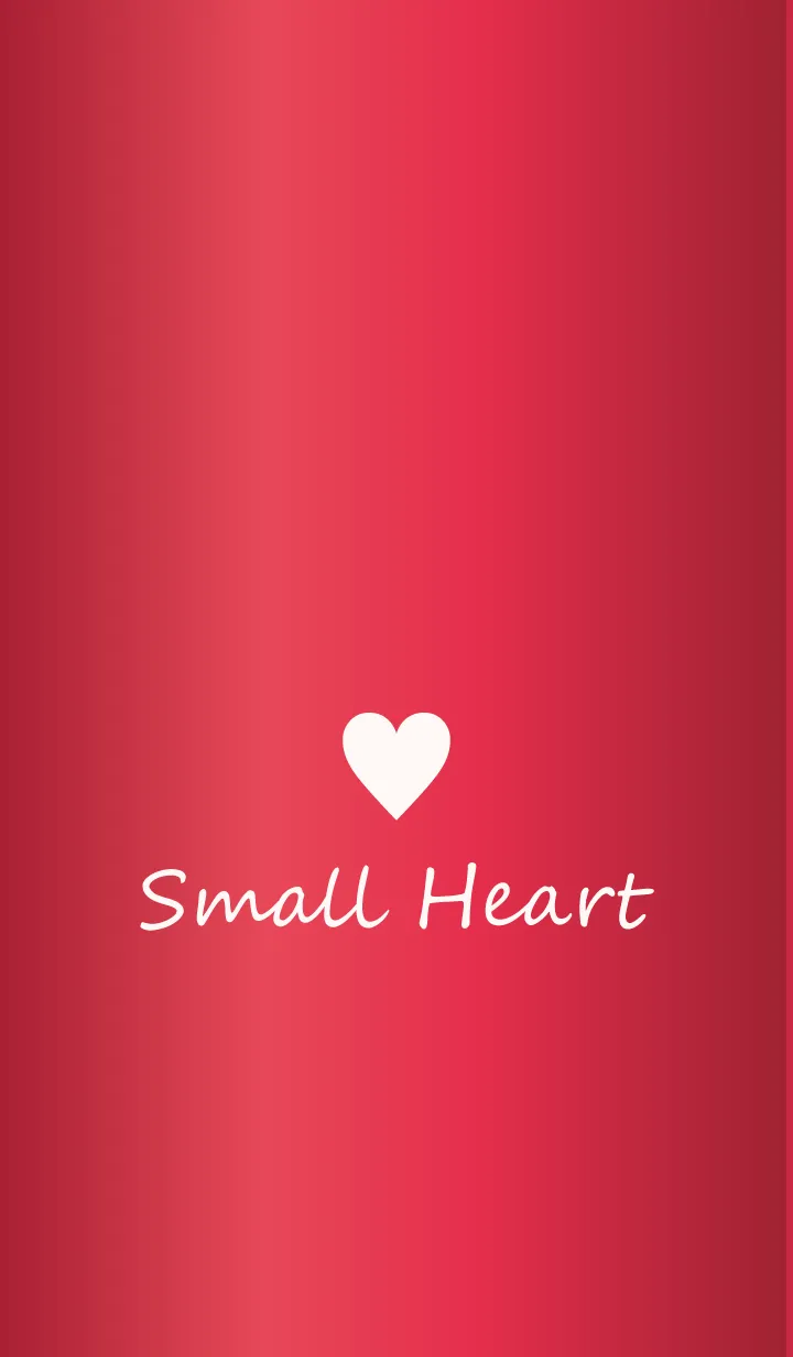 [LINE着せ替え] Small Heart *GlossyRed 6*の画像1