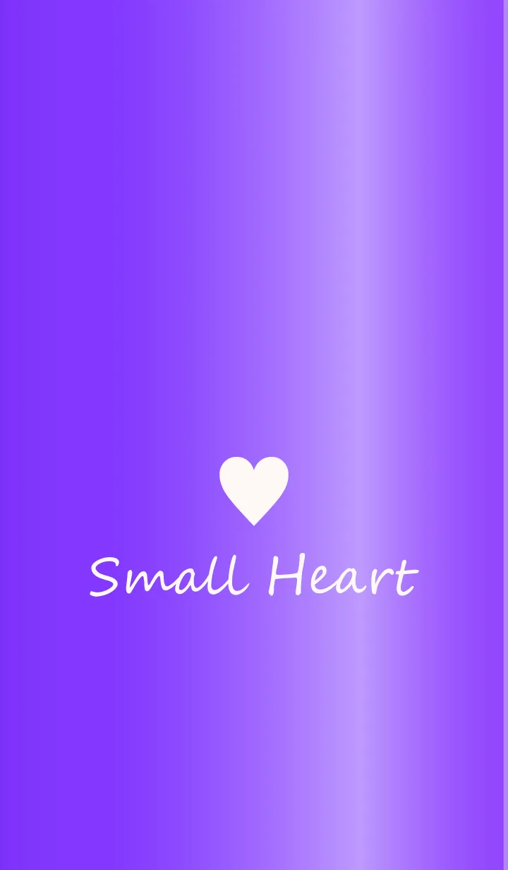 [LINE着せ替え] Small Heart *GlossyPurple 6*の画像1