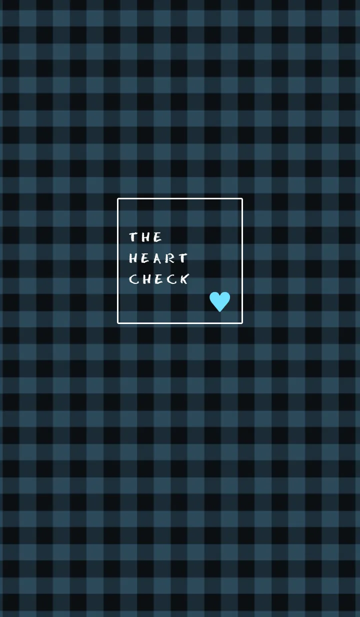 [LINE着せ替え] ザ ハート チェック 61の画像1
