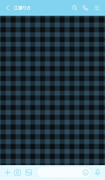 [LINE着せ替え] ザ ハート チェック 61の画像3