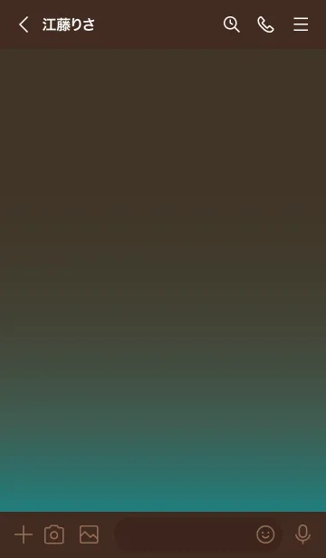 [LINE着せ替え] 茶色と緑 : Black Lightの画像3