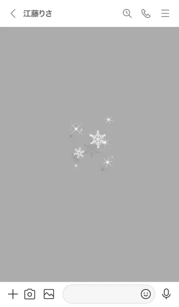 [LINE着せ替え] ～スノー♥グレー13_1～の画像3