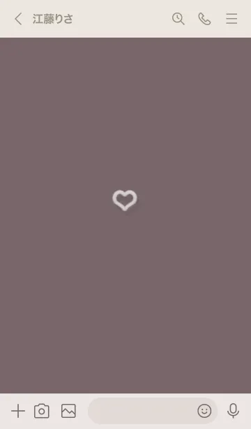 [LINE着せ替え] ～ファーのハート2♥ピンクグレー17_1～の画像3