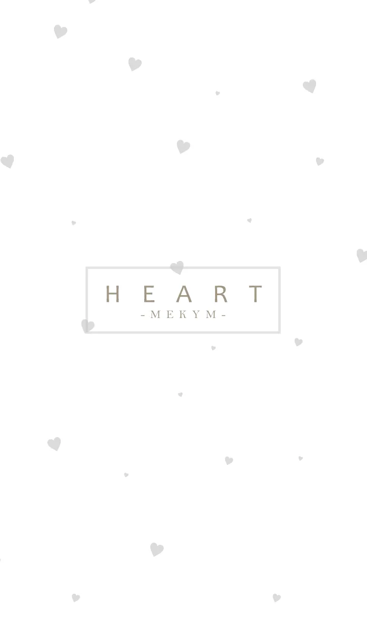 [LINE着せ替え] HEART-Gray.MEKYM 12の画像1
