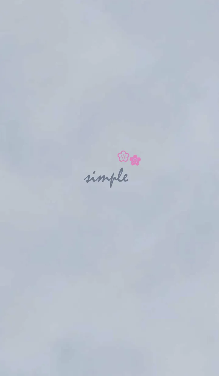 [LINE着せ替え] 王冠さくら'くすみブルー'の画像1