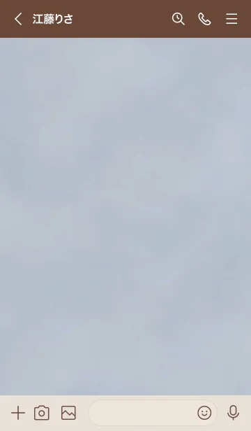 [LINE着せ替え] 王冠さくら'くすみブルー'の画像3