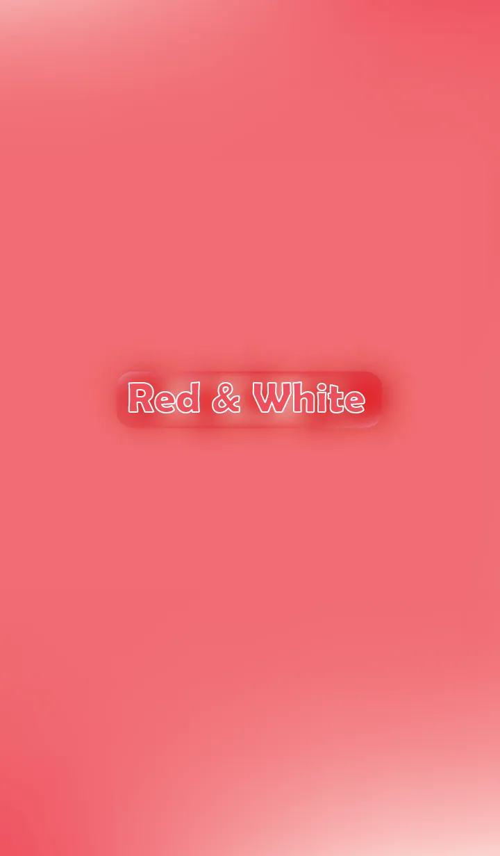 [LINE着せ替え] Simple red and white theme JPの画像1