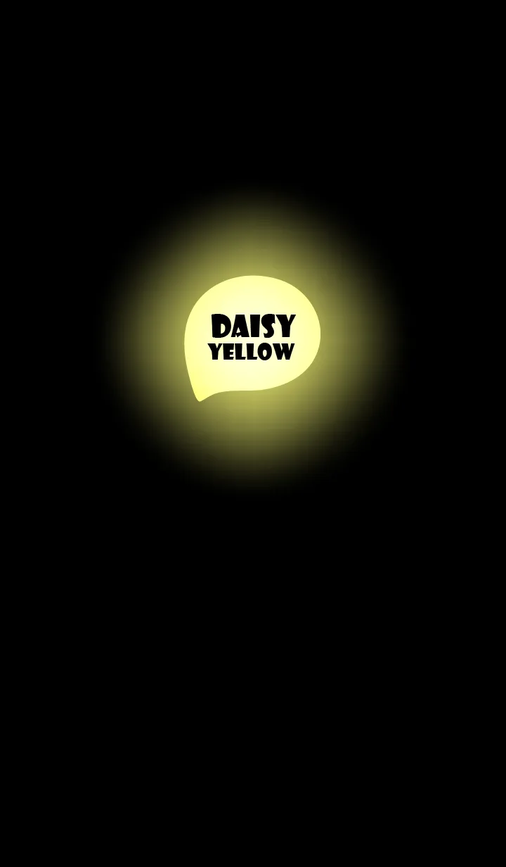 [LINE着せ替え] Daisy yellow  In Black v.10 (JP)の画像1