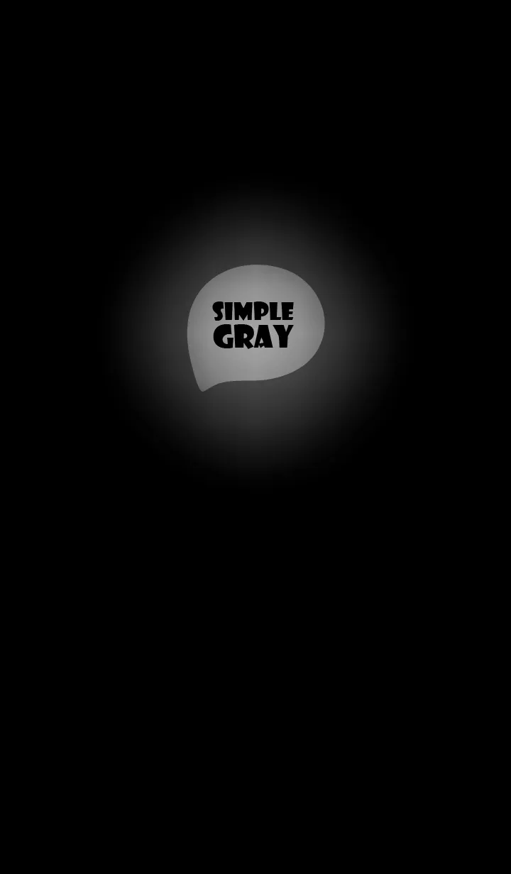 [LINE着せ替え] Grey In Black v.10 (JP)の画像1