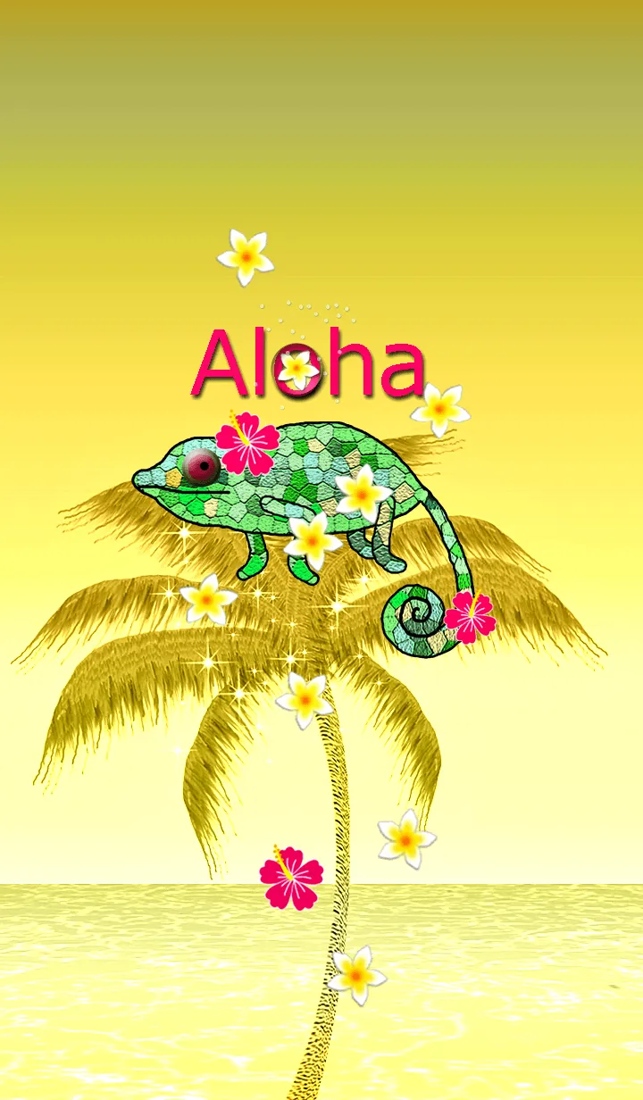 カメレオン*ALOHA+28-1-1の着せ替えメイン画像