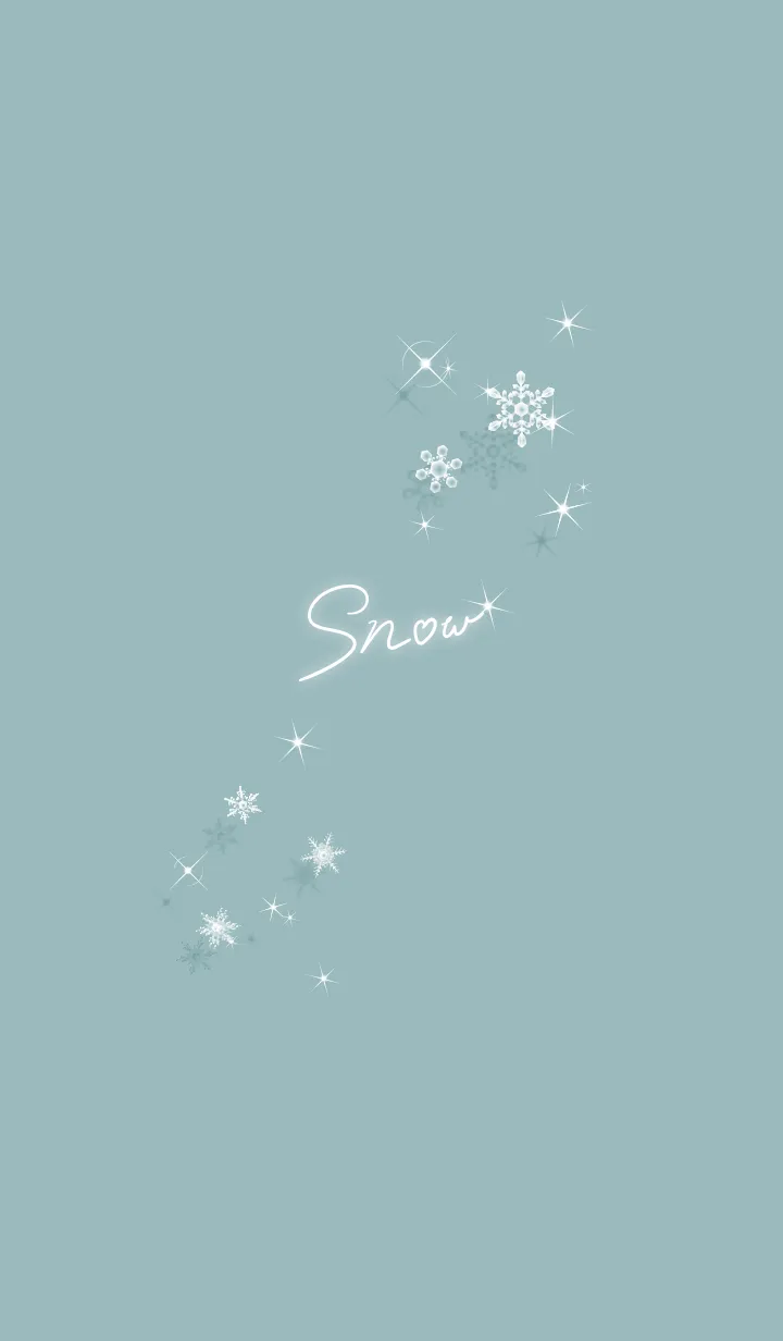 [LINE着せ替え] ～スノー♥ブルー05_1～の画像1