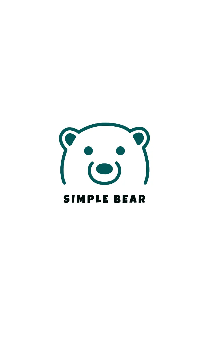 [LINE着せ替え] シンプル ベア _4の画像1