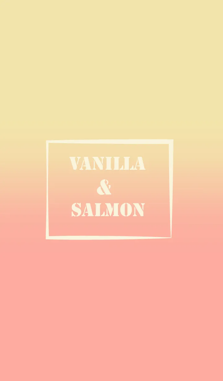 [LINE着せ替え] Vanilla & Salmon Pink Theme (JP)の画像1